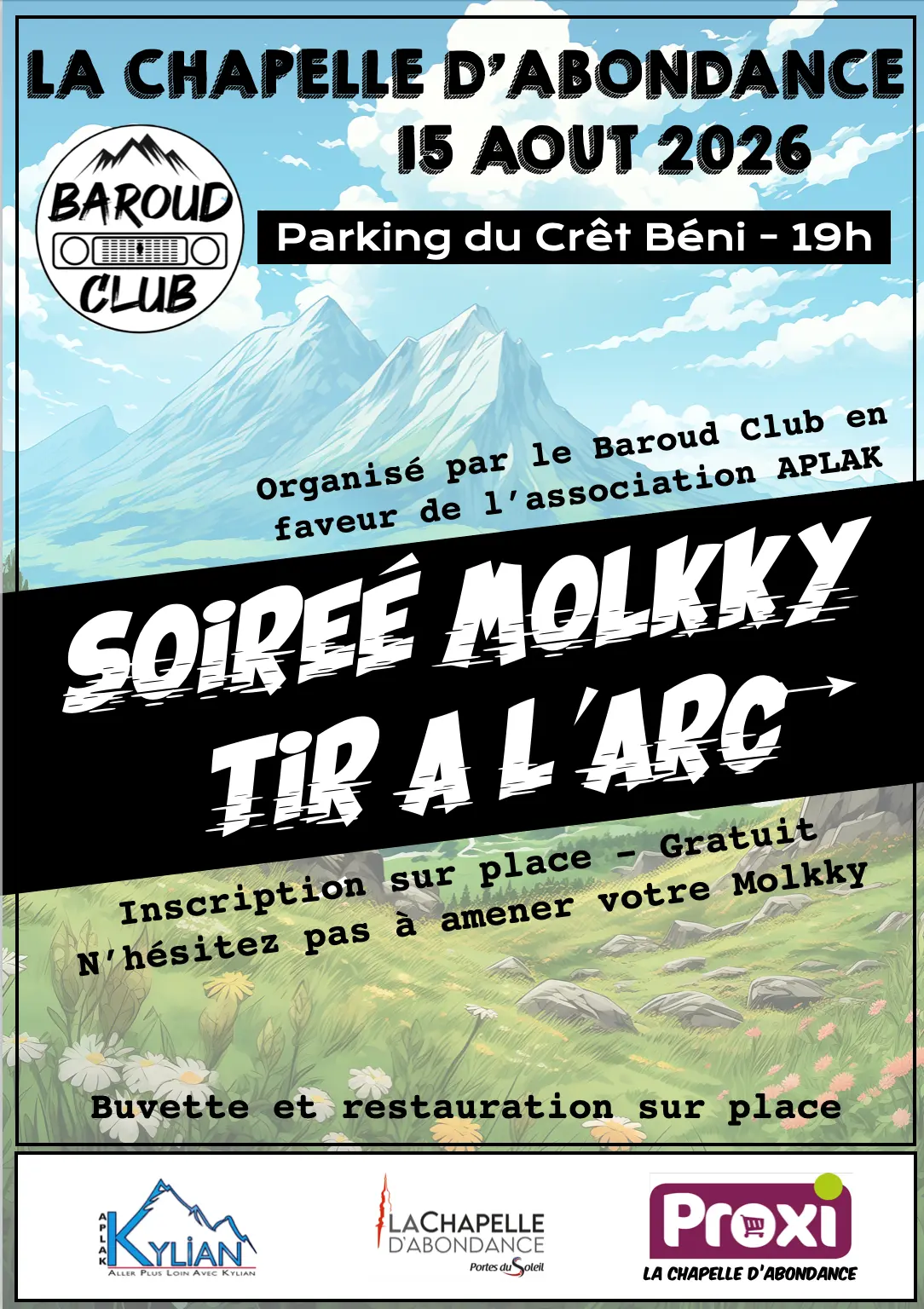 Mit dem Auto, Kylian: Oldtimer-Treffen in La Chapelle-d’Abondance