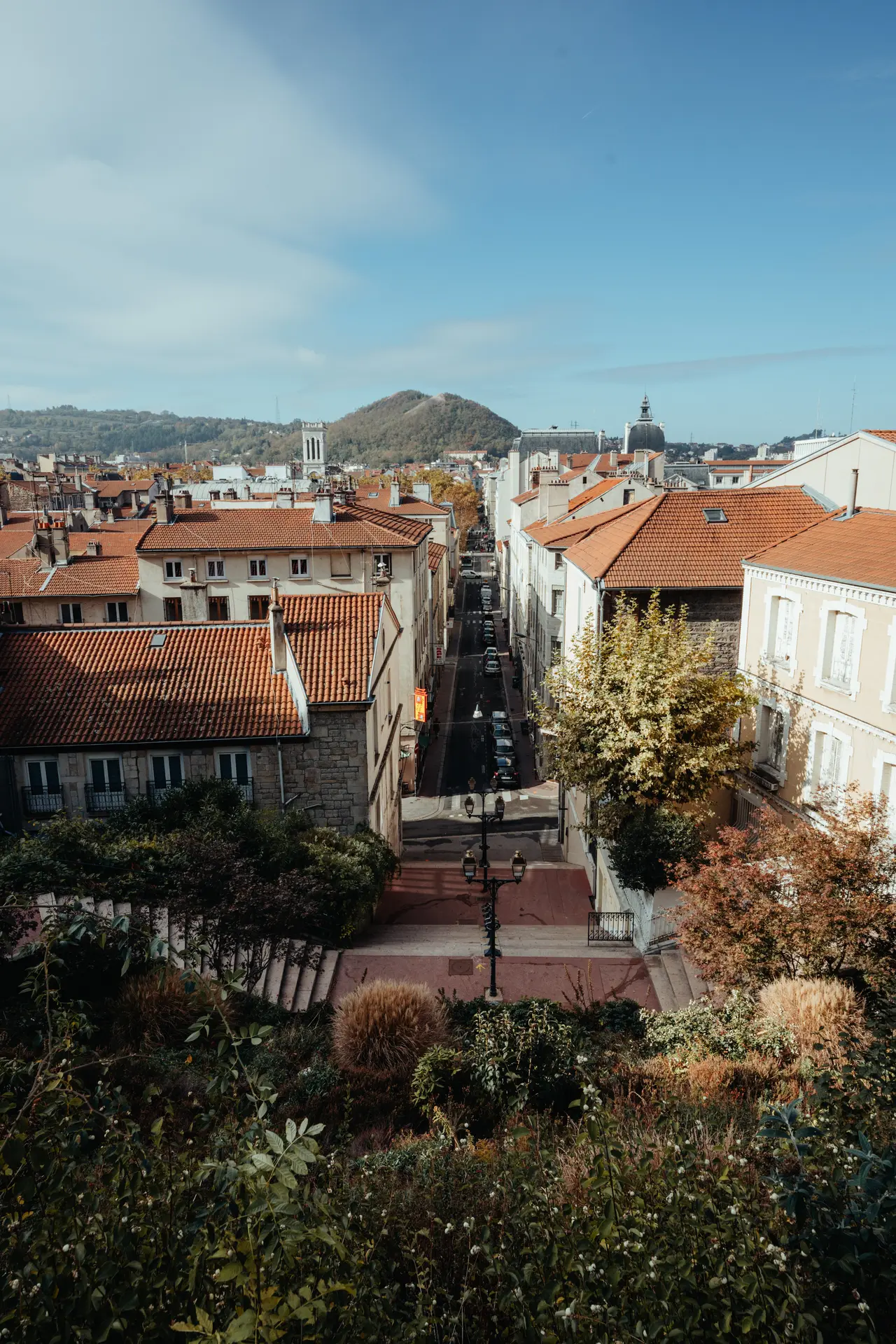 Vue depuis la Montée du Crêt de Roc