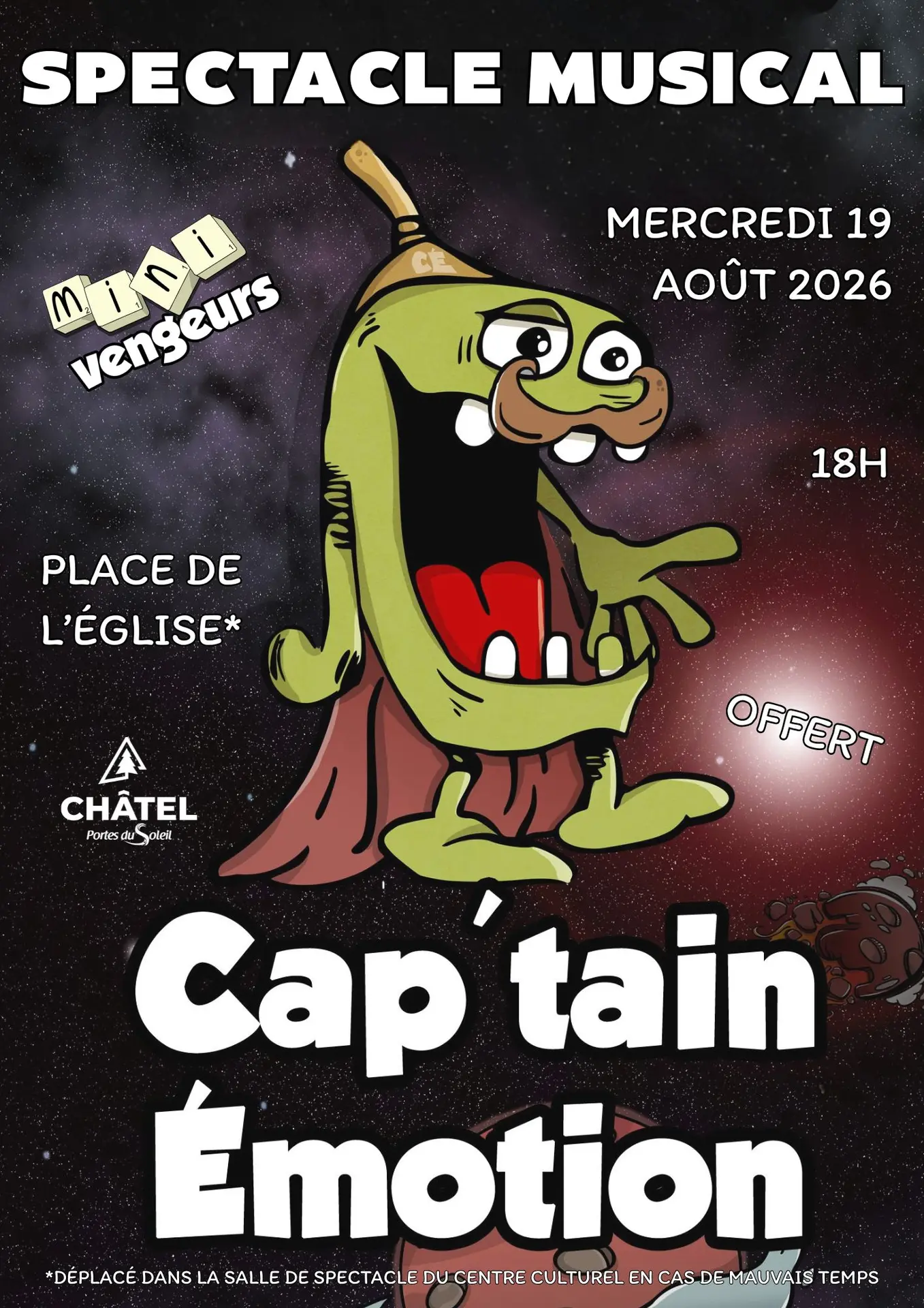 Spectacle musical Cap’tain Emotion_Châtel