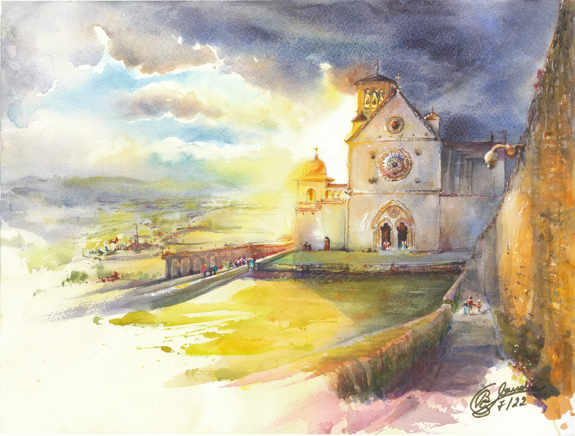 Exposition : Lumières en aquarelles - Voyage fascinant à travers l'Europe