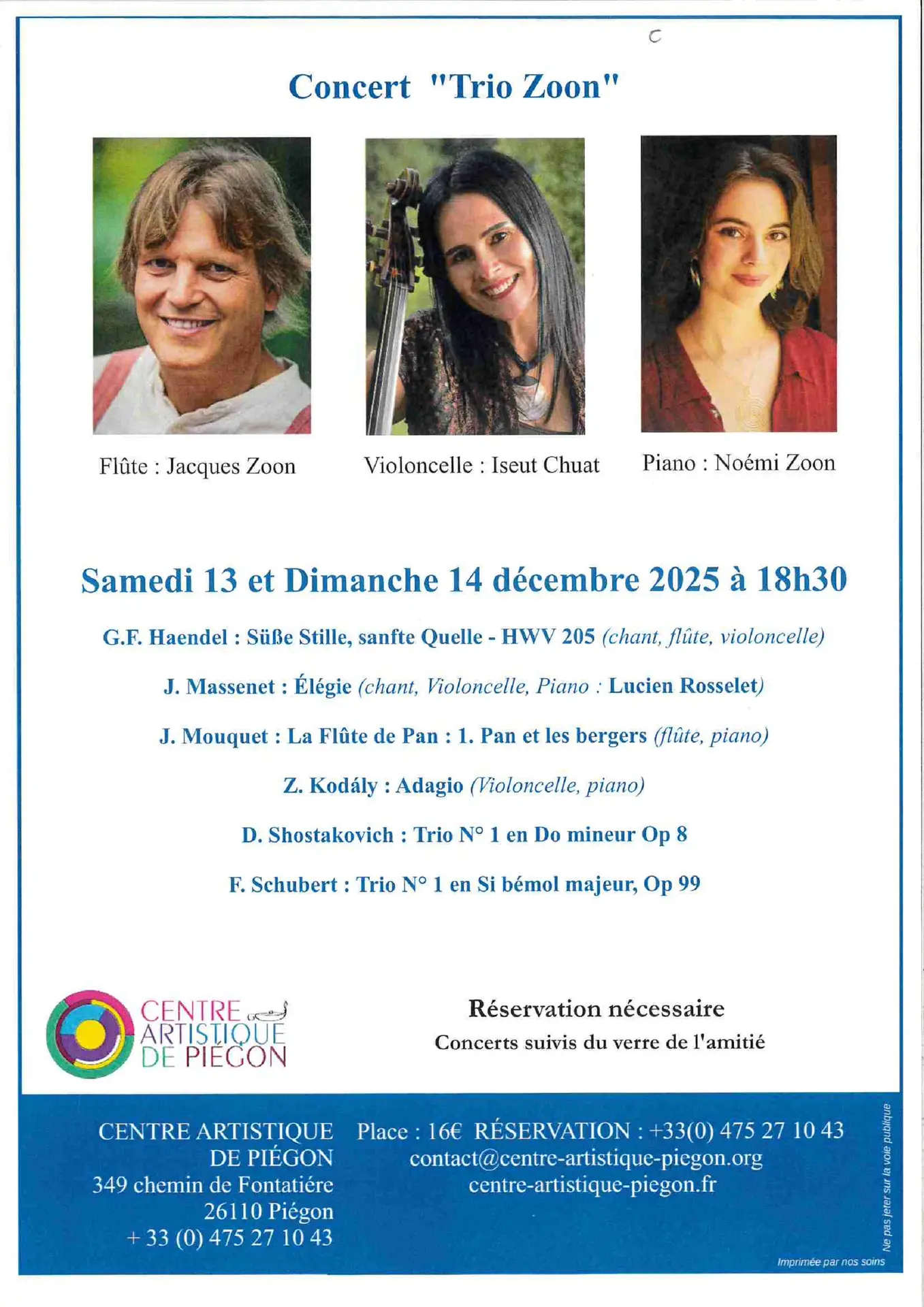 Concert Trio Zoon_Piégon