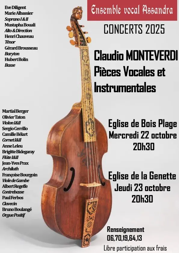 Concierto Claudio Monteverdi_Le Bois-Plage-en-Ré