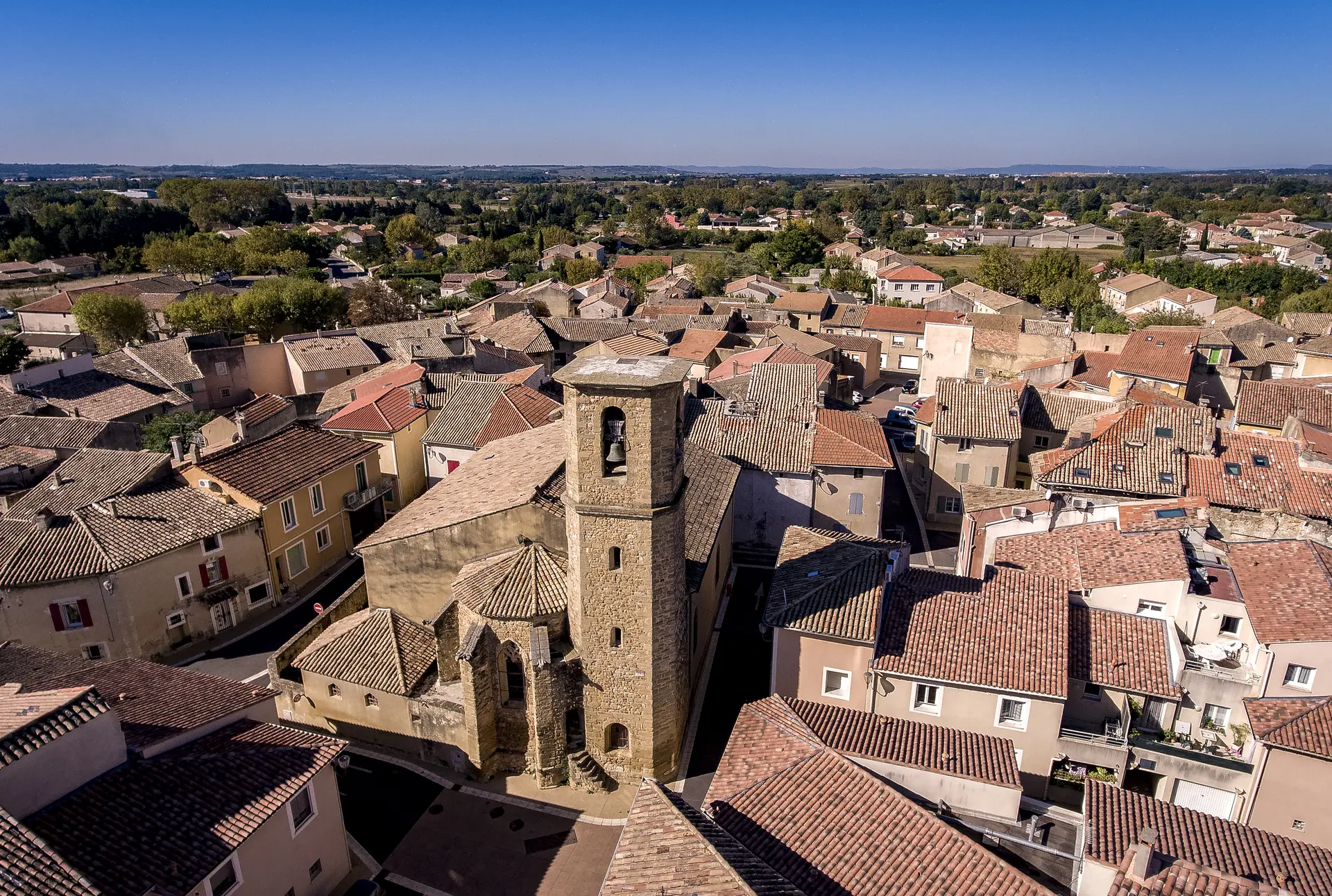 Jonquières vue du ciel