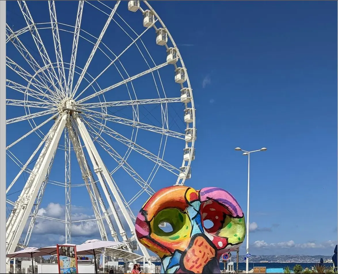 Grande roue à l'Escale Borely Marseille