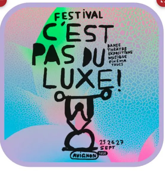 Visuel festival C'est pas du luxe !
