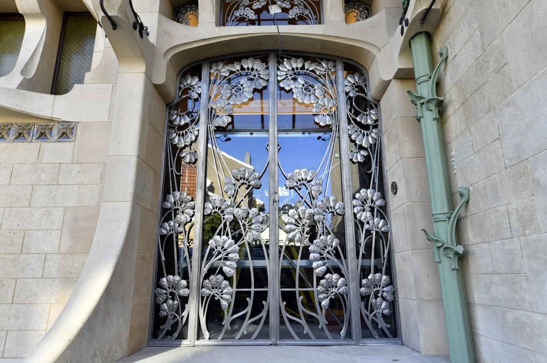 Porte d'entrée de la villa Majorelle