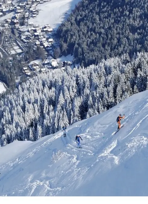 Montée du crot Morzine