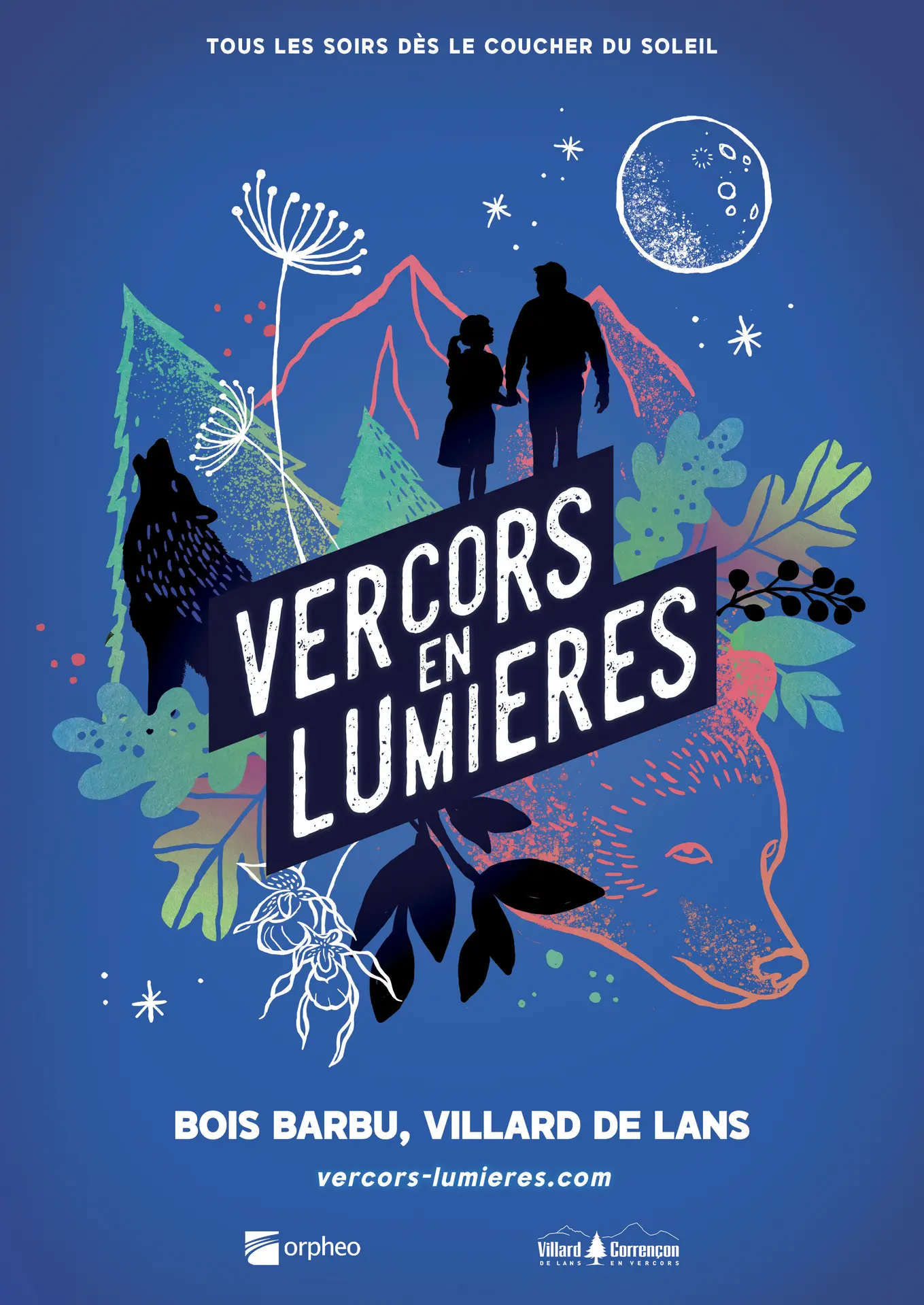 Affiche Vercors en Lumières