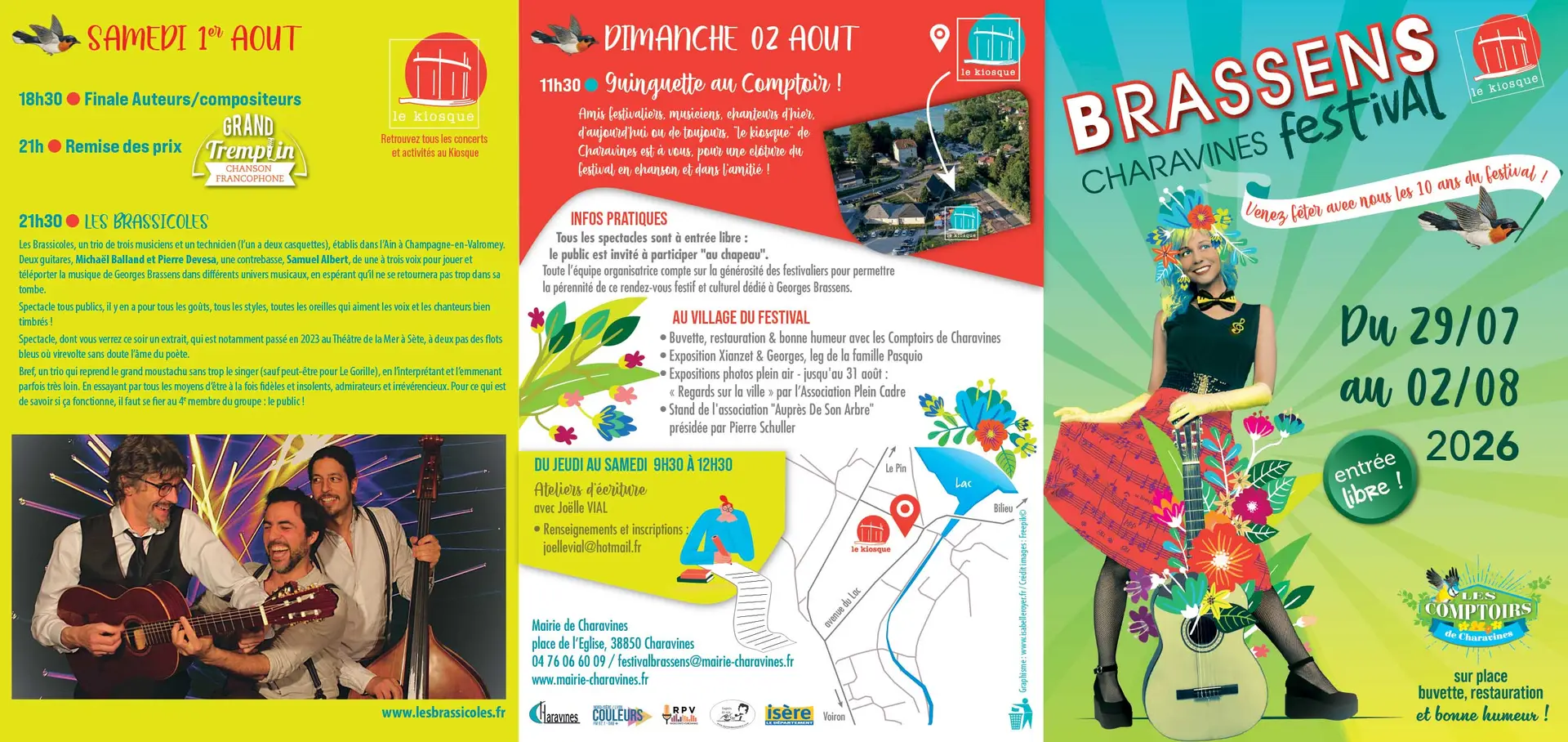 FestivalBrassens Programme Charavines