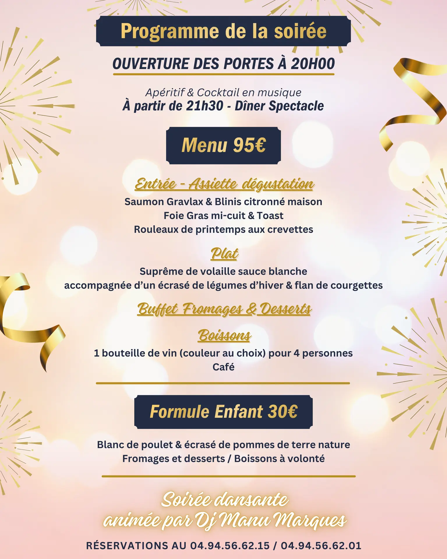 Soirée du réveillon
