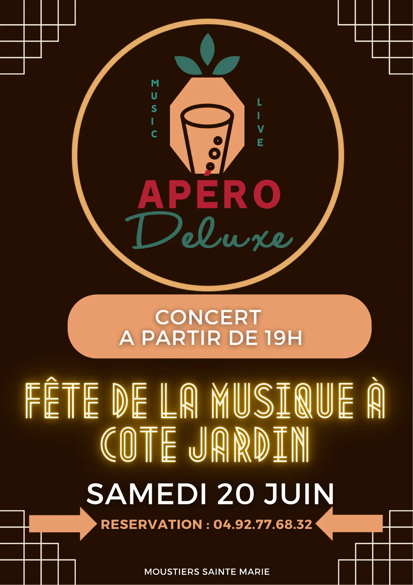 Musikfest mit „Apéro Deluxe“ bei Côté Jardin_Moustiers-Sainte-Marie