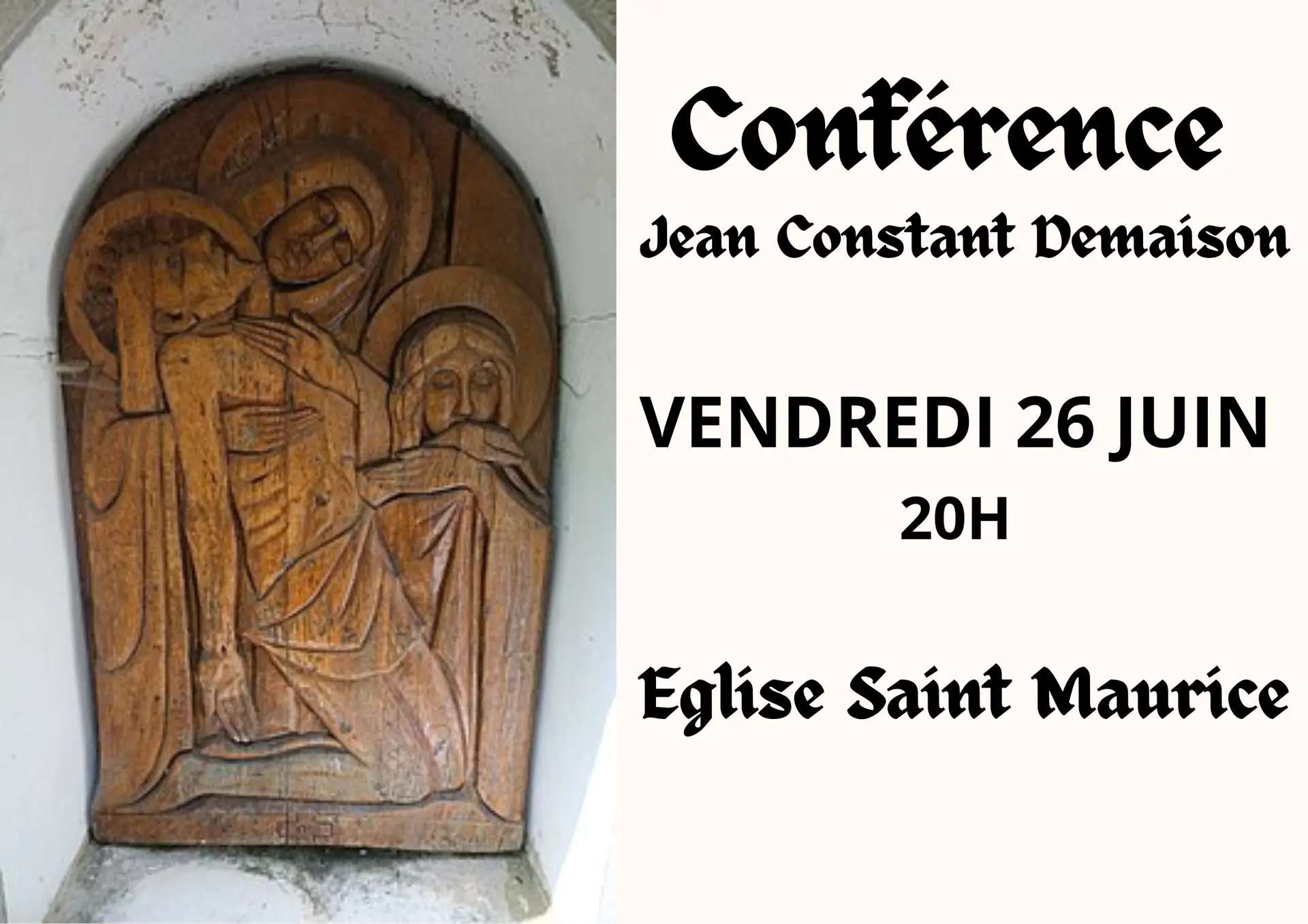 La nuit des Eglises : conférence Jean Cosntant Demaison_Thônes