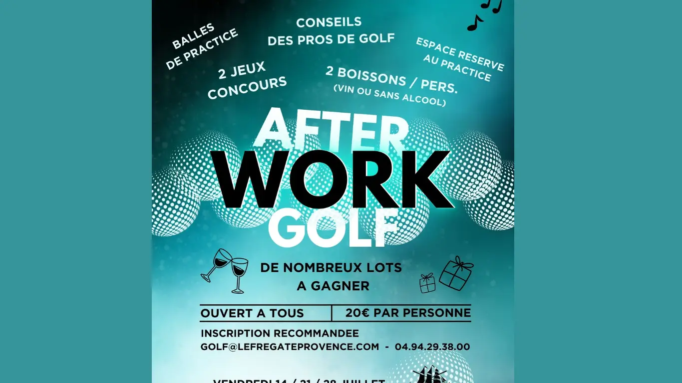 Afterwork golf au Frégate Provence