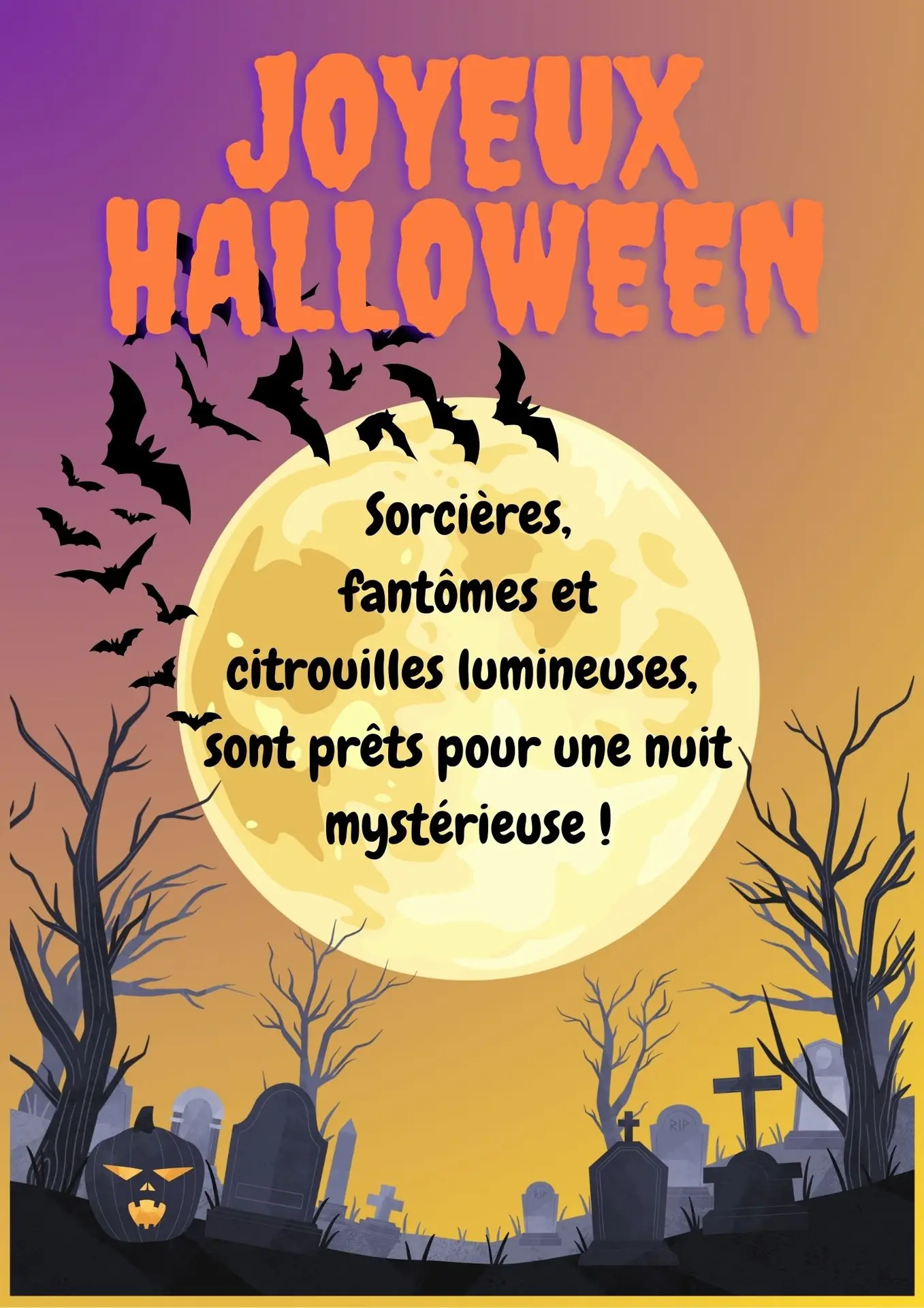 Affiche Joyeux Halloween