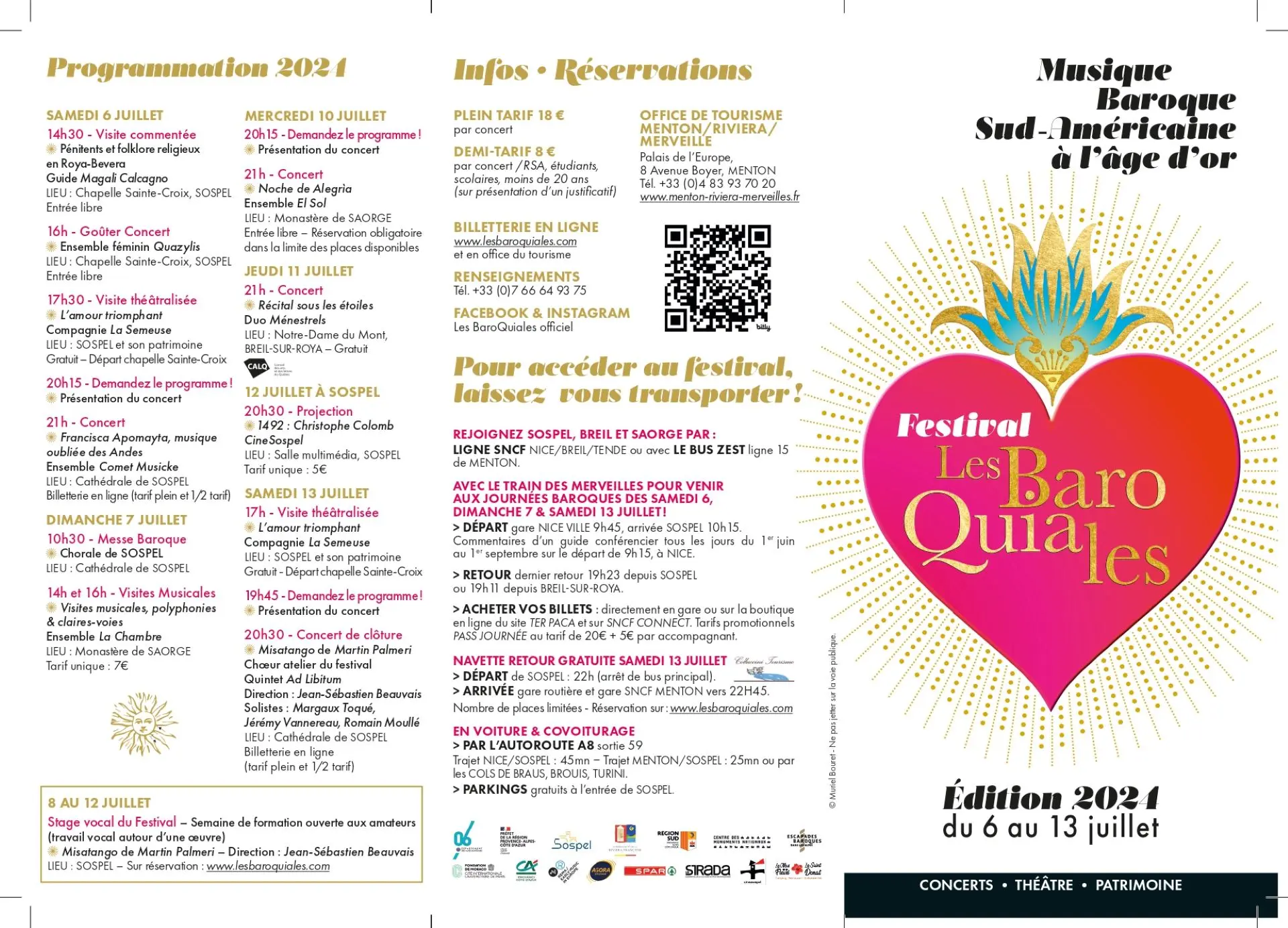 Programme Baroquiales 2024