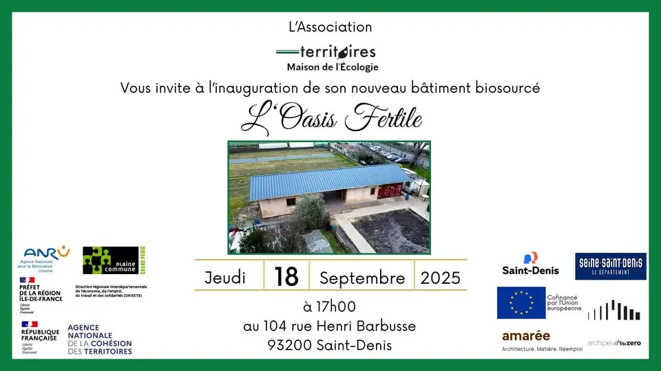 Evènement -Inauguration de l'Oasis Fertile