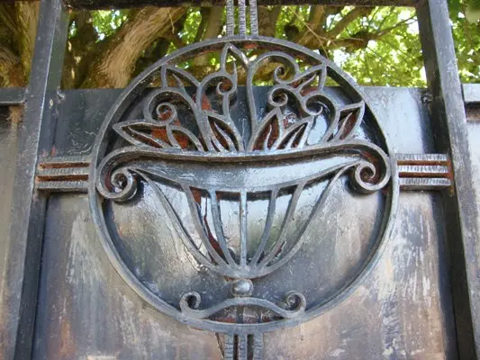 Détail architectural du patrimoine thermal