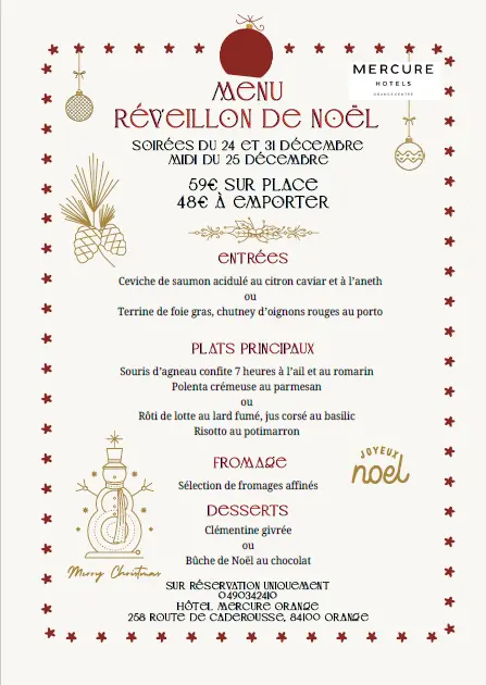 Menu de Fêtes
