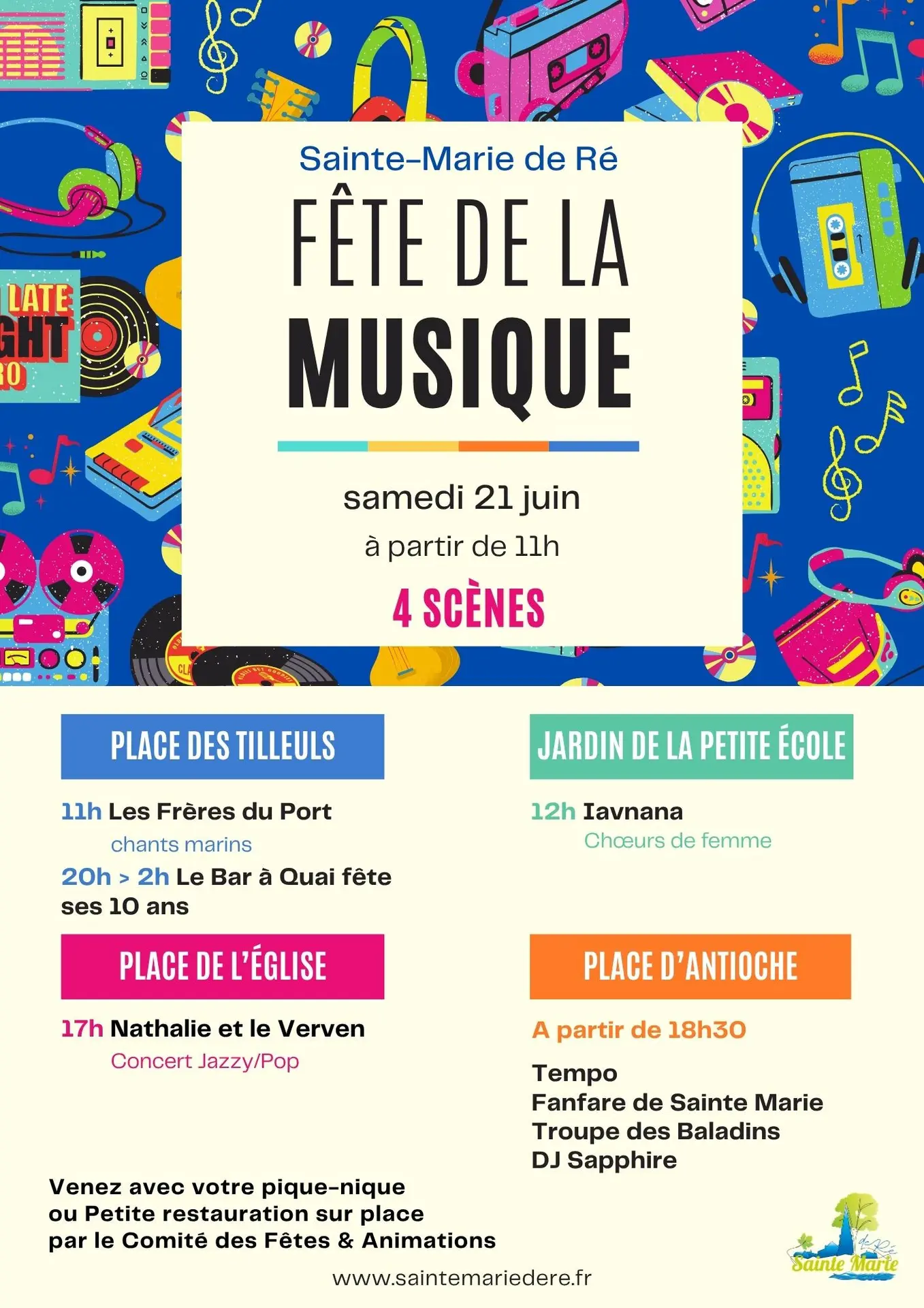 Fête de la musique à Sainte-Marie de Ré_Sainte-Marie-de-Ré