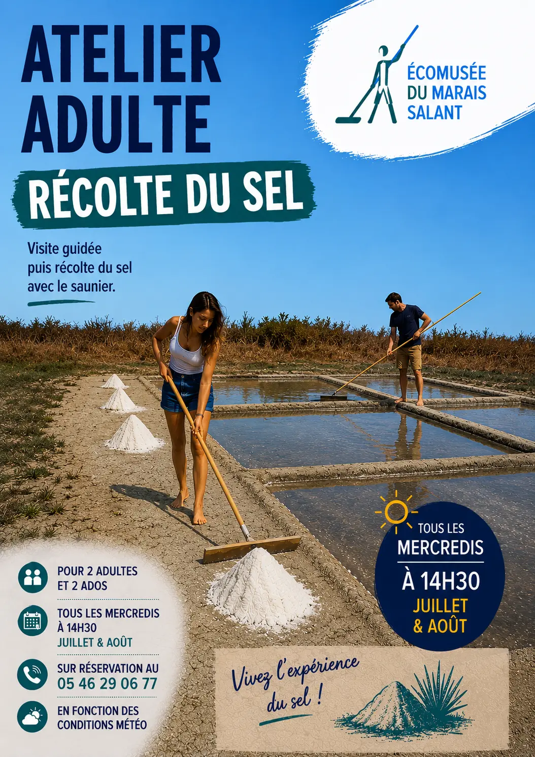 Taller para adultos: Recolección de sal con el Ecomuseo de las Salinas_Loix