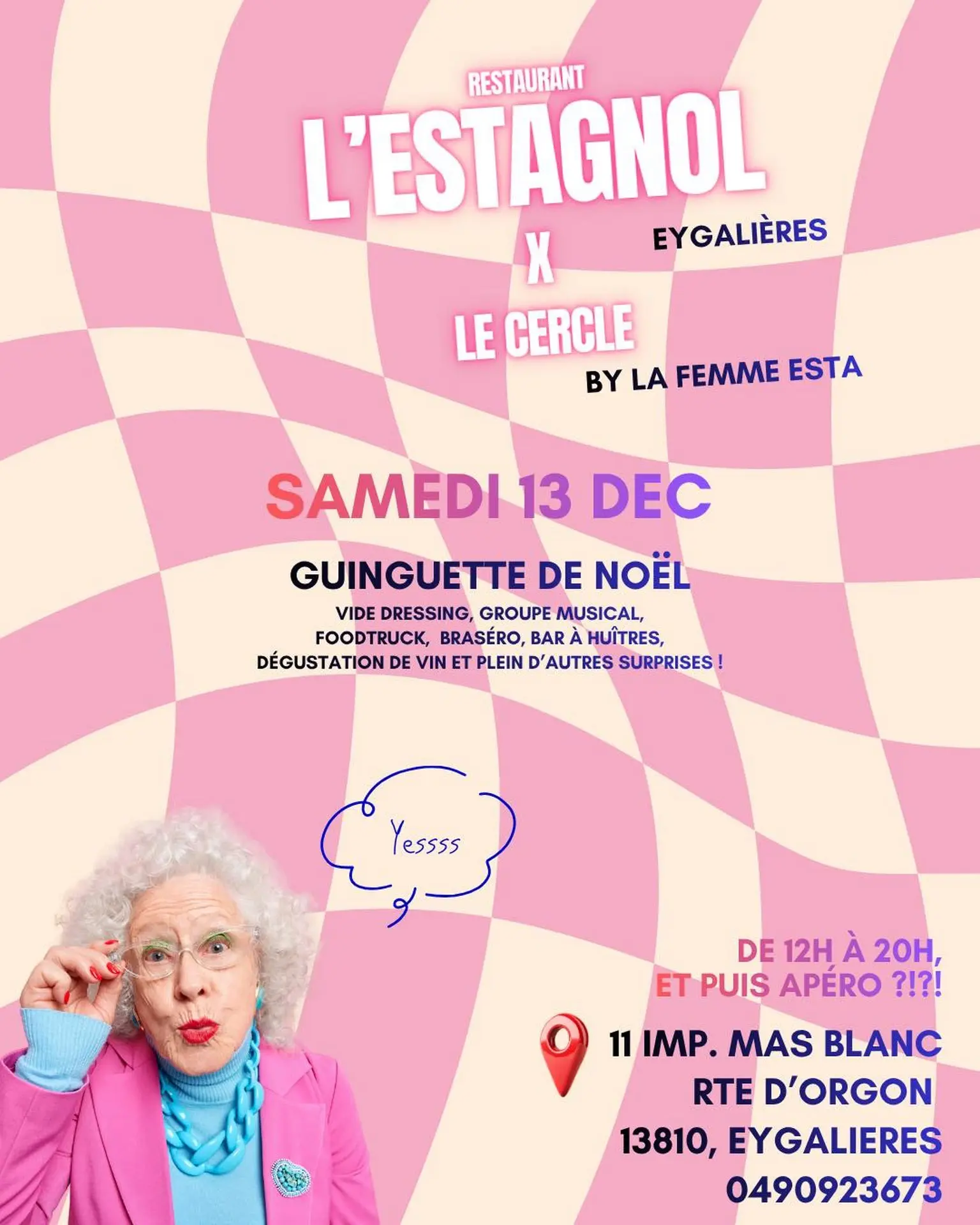 Guinguette de Noël au restaurant L'Estagnol_Eygalières_13.12.25