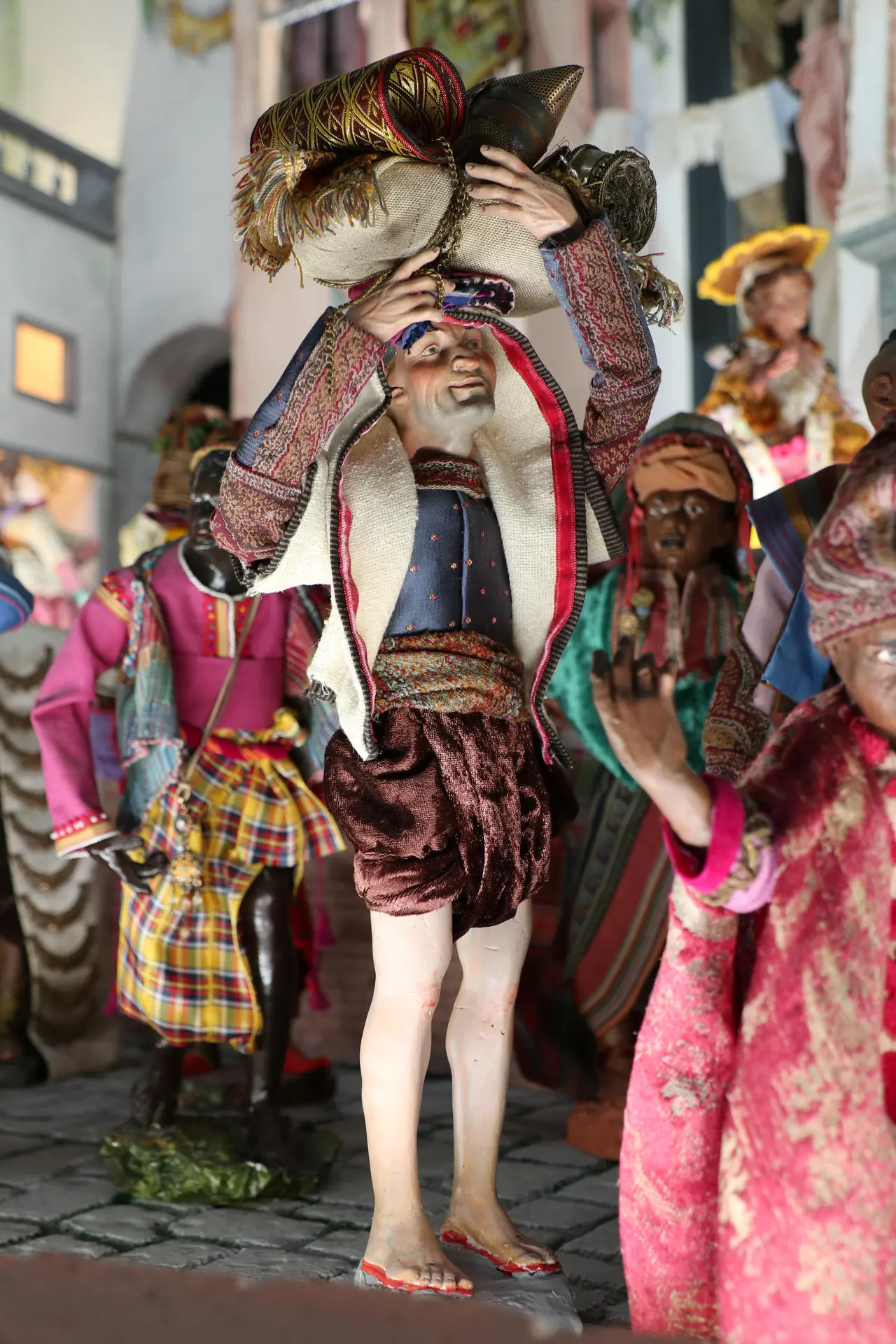 Un esclave - La Crèche napolitaine de Christian Léandre Ganga - Gassin
