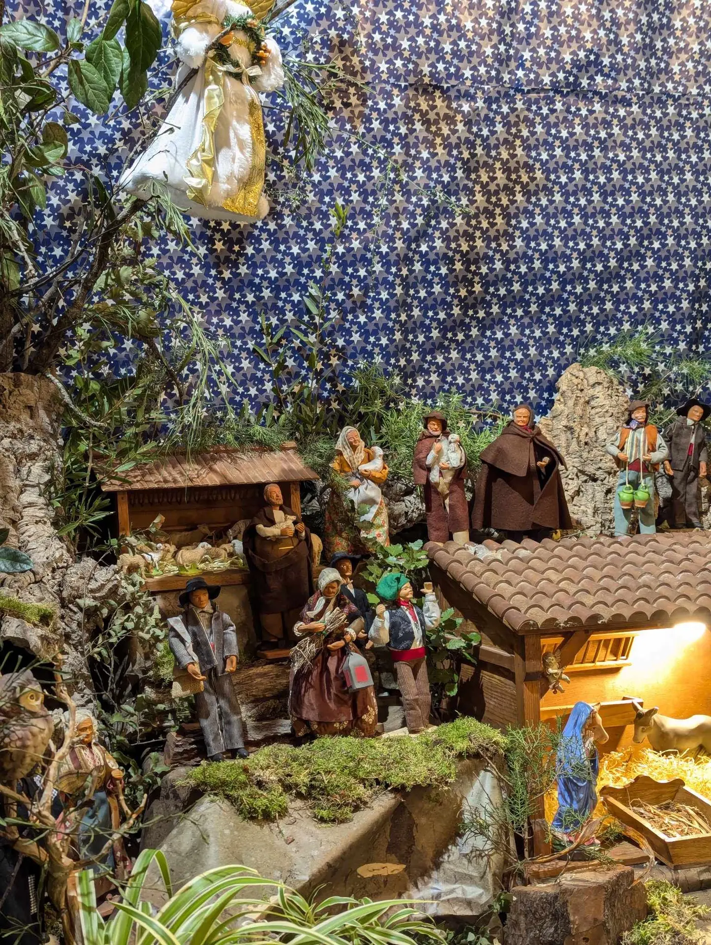Crèche de Noël de l'église Notre-Dame-de-l'Assomption