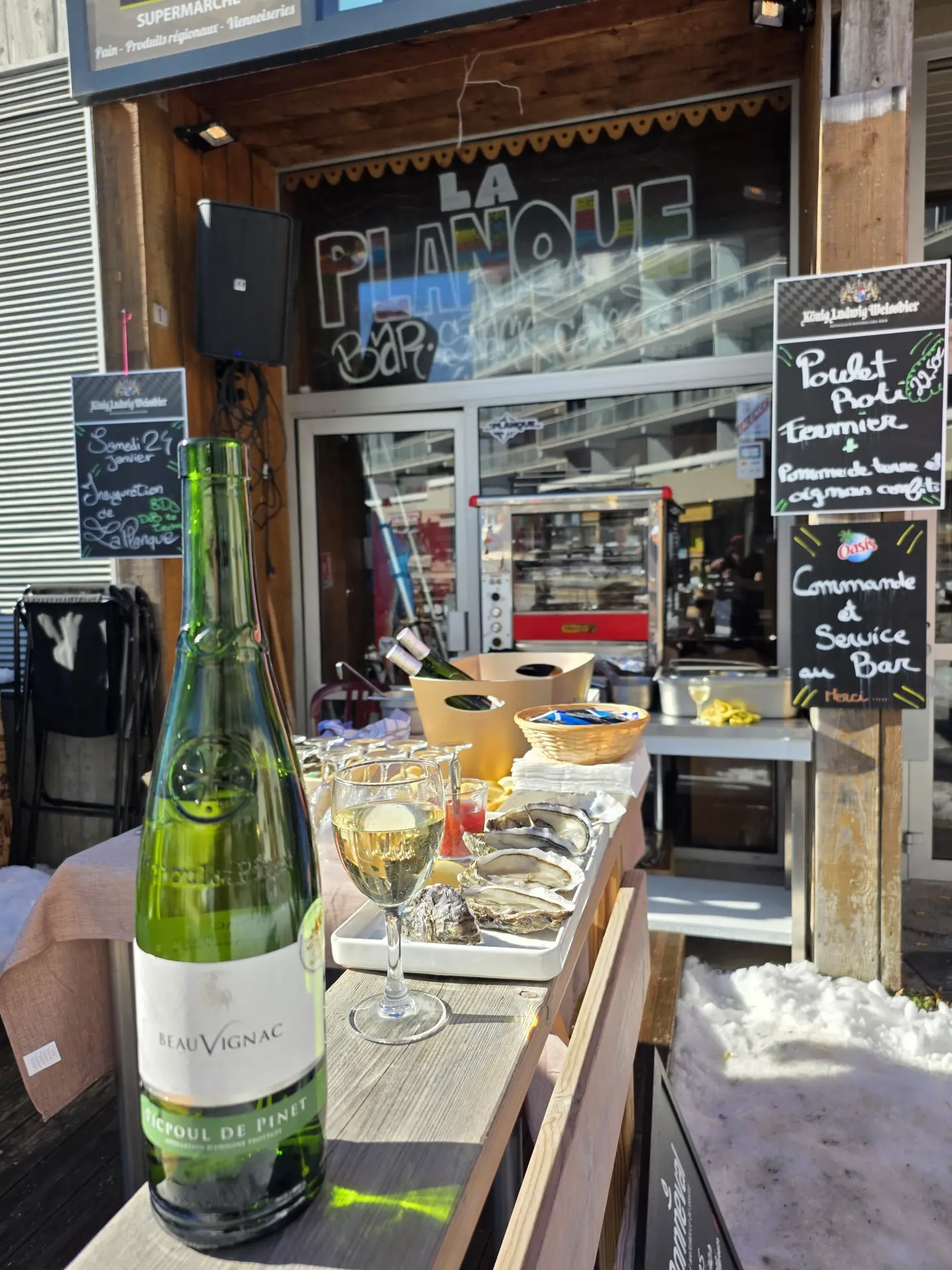 Dégustation d'huîtres tous les dimanches à La Planque