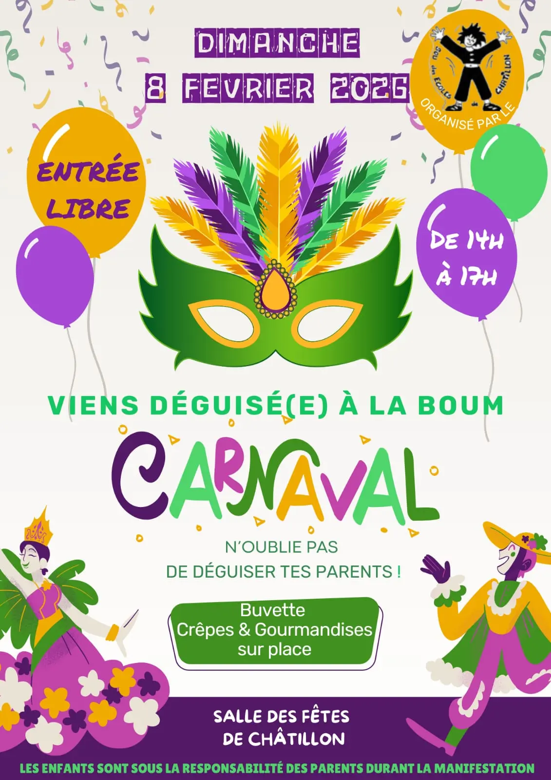 Boum de Carnaval à Valserhône
