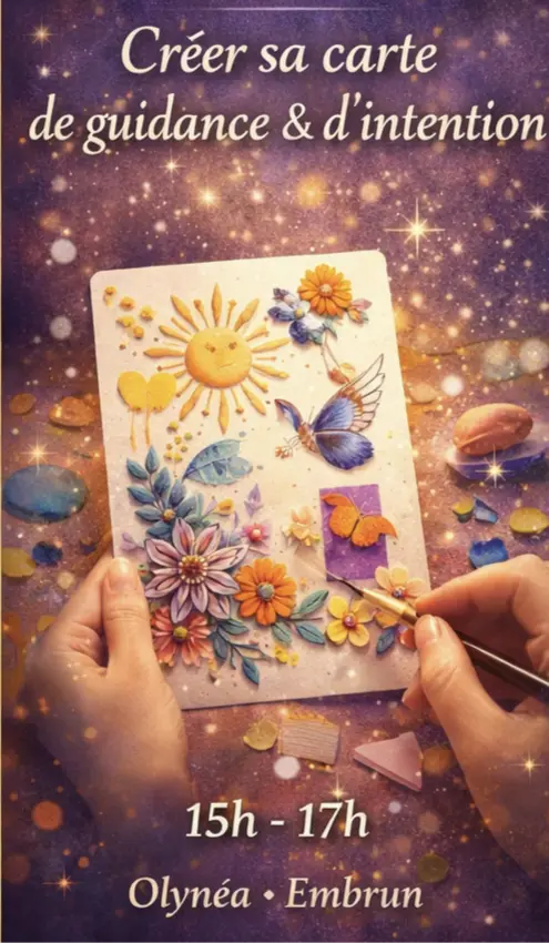 Atelier bien-être créatif Créer sa carte de guidance & d’intention EMB