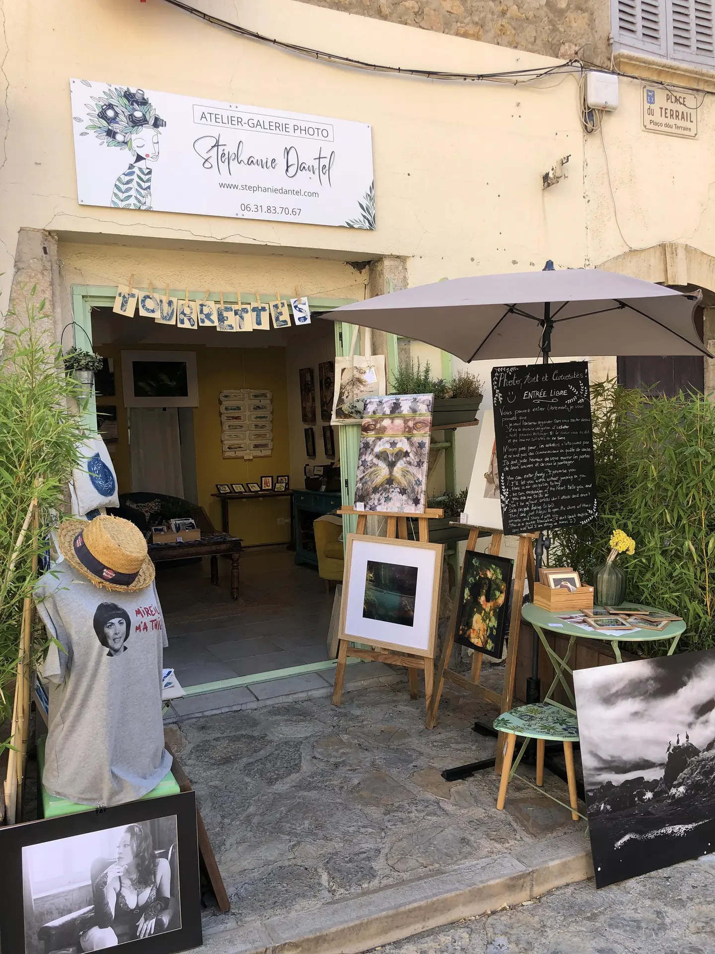 entrée de l' Atelier Photo