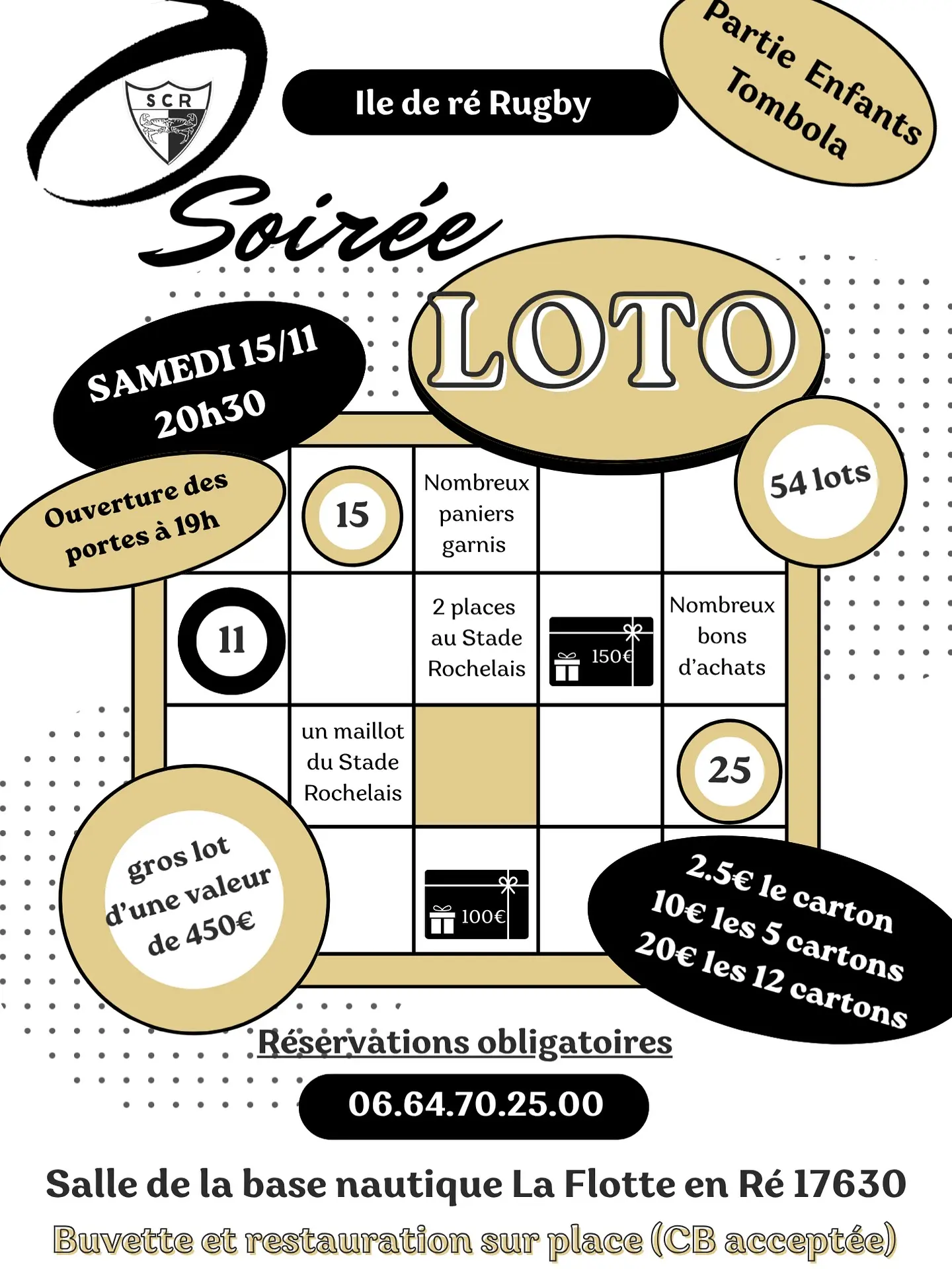 Loto du club de Rugby-SCR_La Flotte