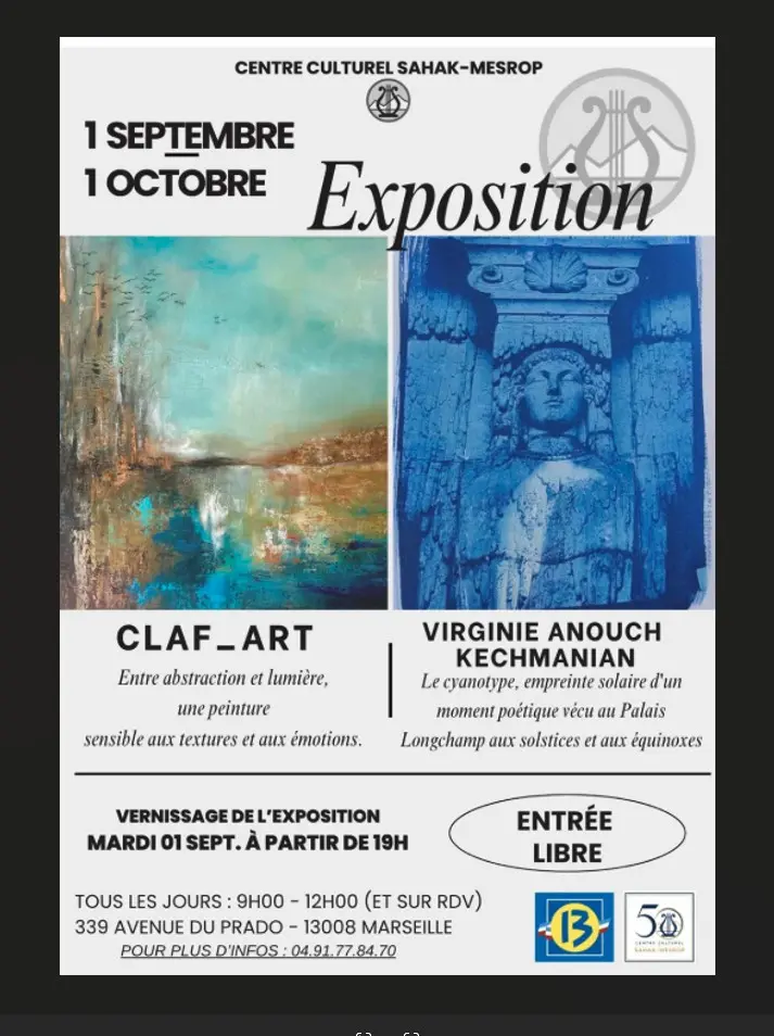 Exposition Claf Art , et cyanotypes