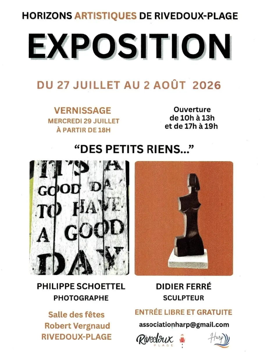 Exposiciones 2026 Horizons Artistiques de Rivedoux-Plage