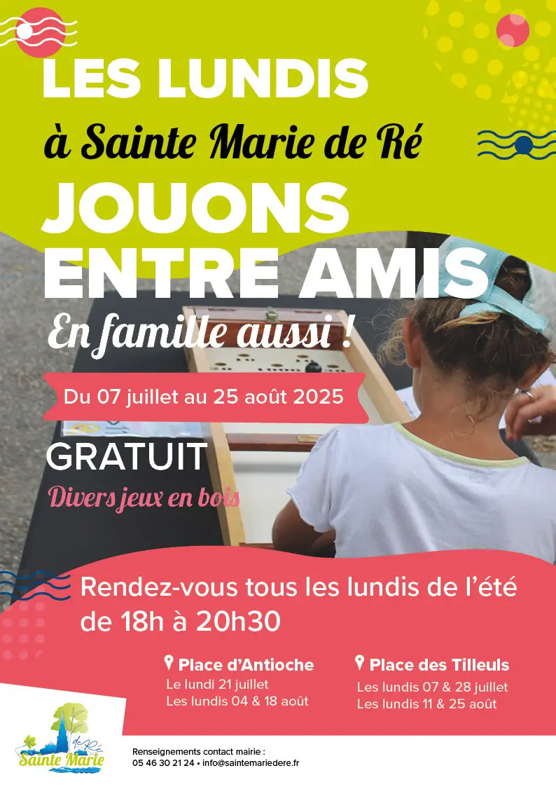 Les lundis jeux à Sainte-Marie_Sainte-Marie-de-Ré