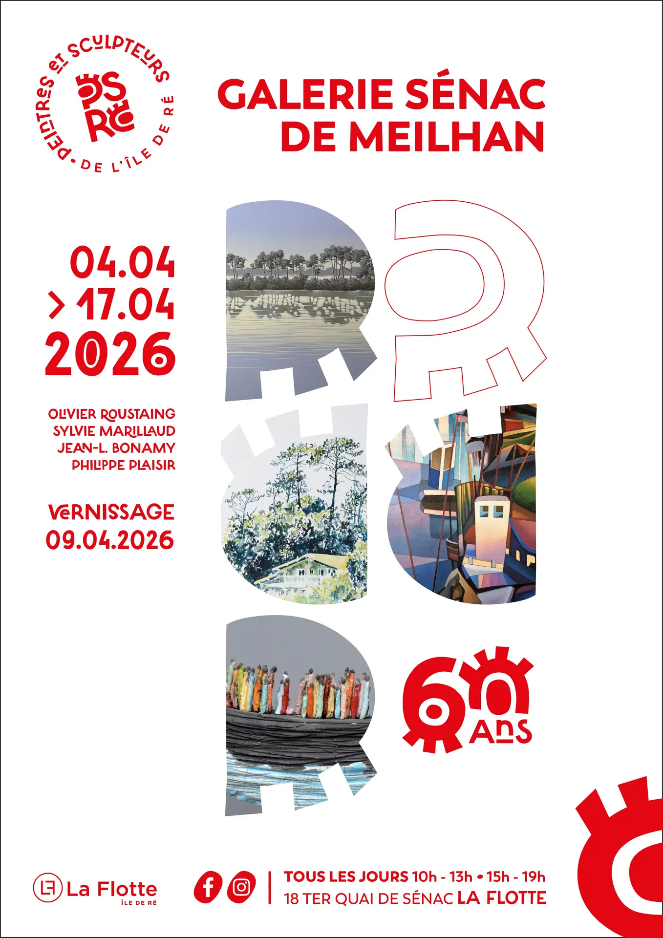 Exposition à la Galerie Sénac de Meilhan_La Flotte