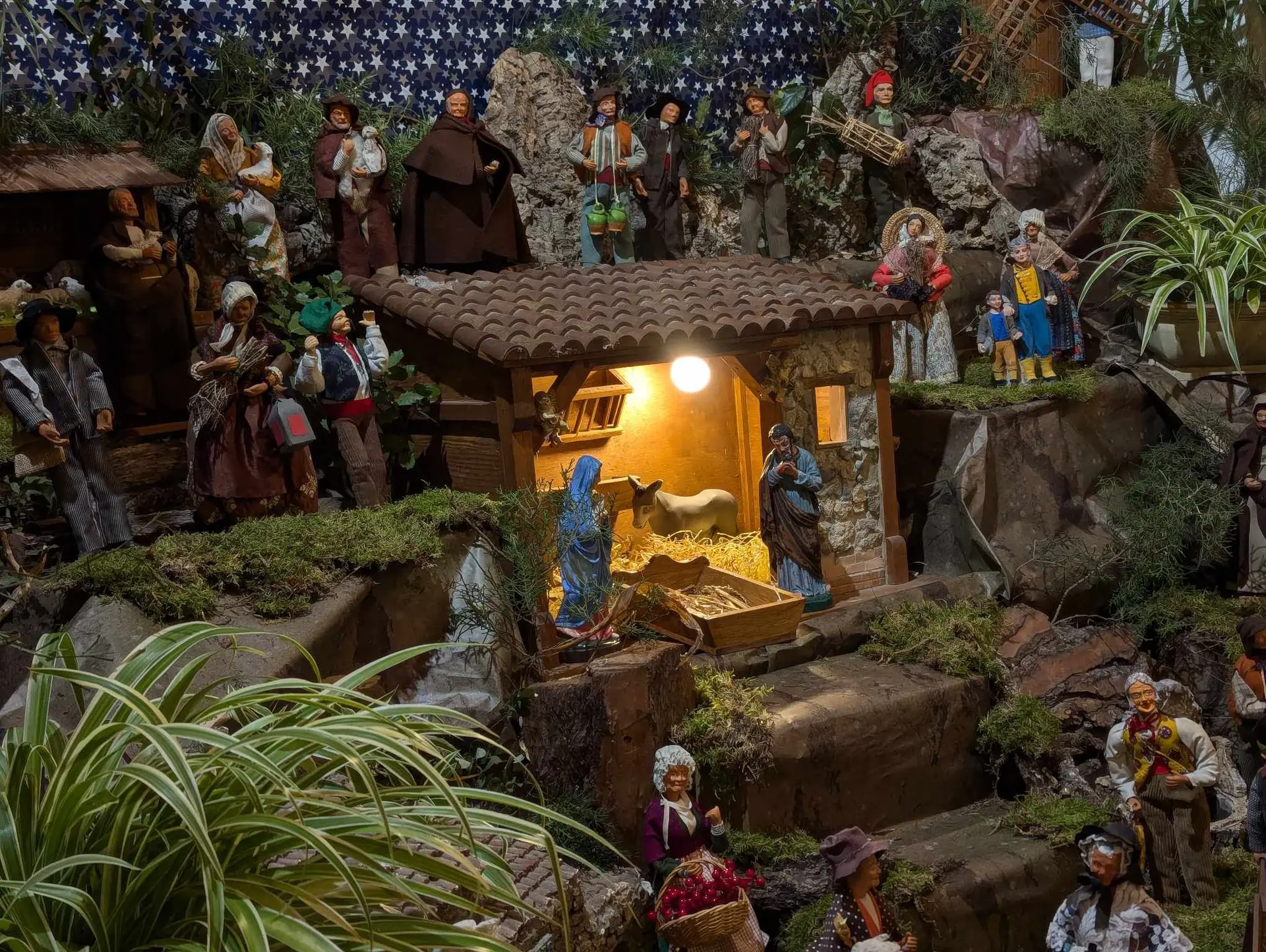 Crèche de Noël de l'église Notre-Dame-de-l'Assomption