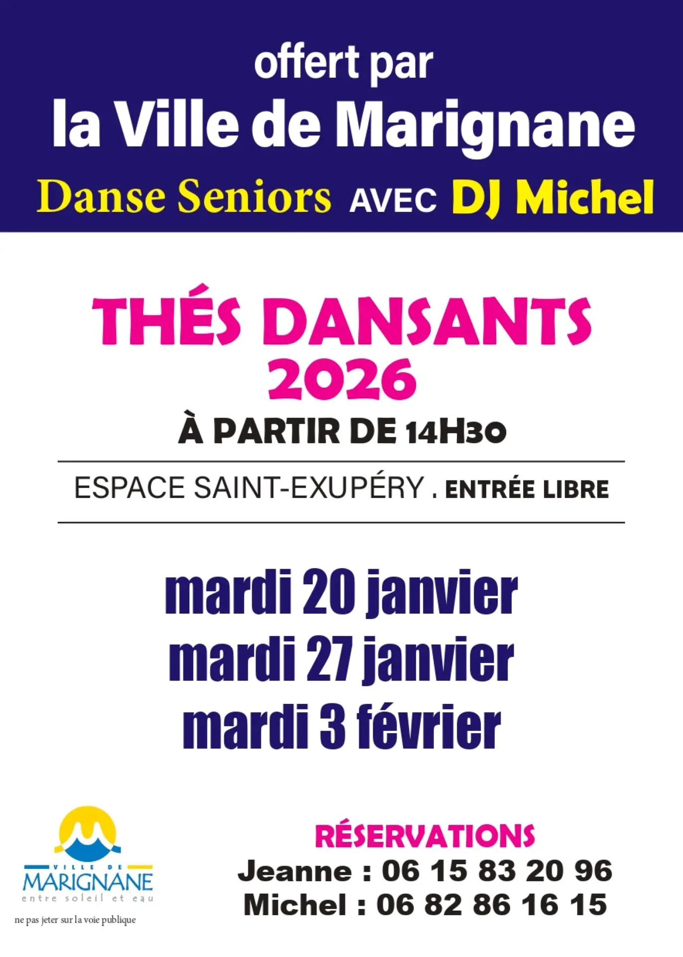 Affiche et dates