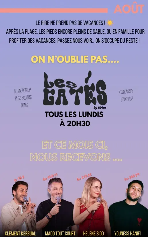 Programme d'août au Vig's