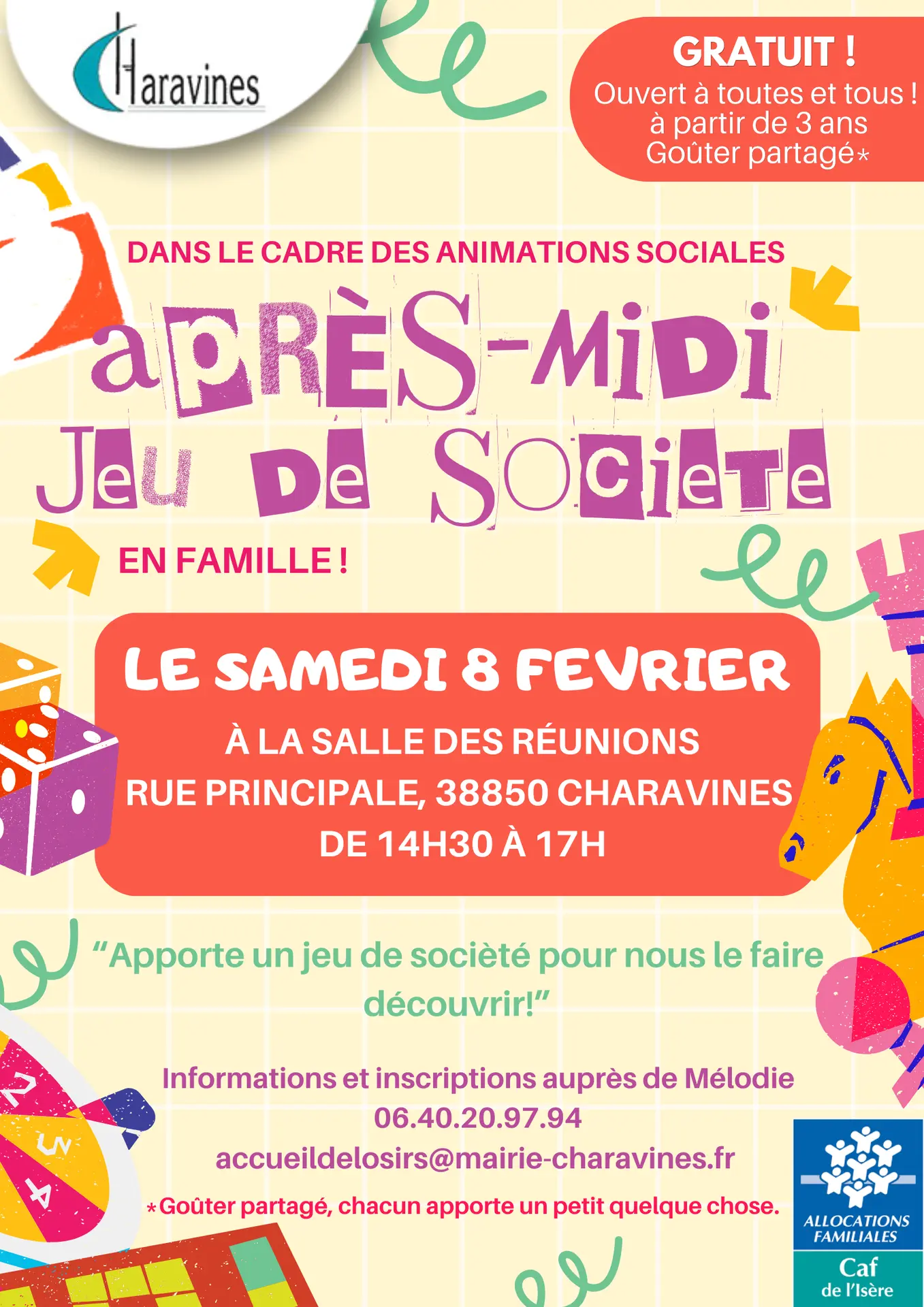 Après-midi jeu de société