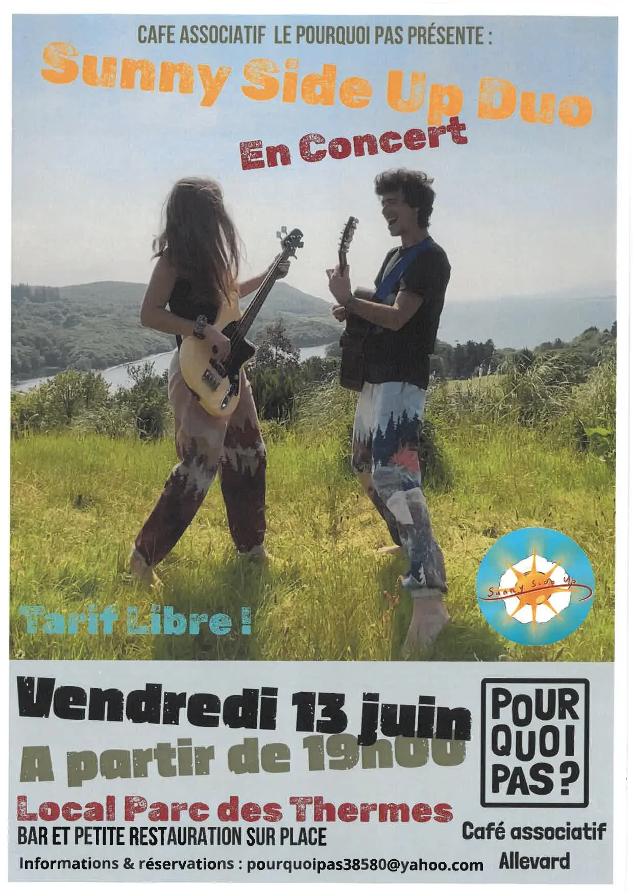 Sunny Side Up duo en concert_Allevard