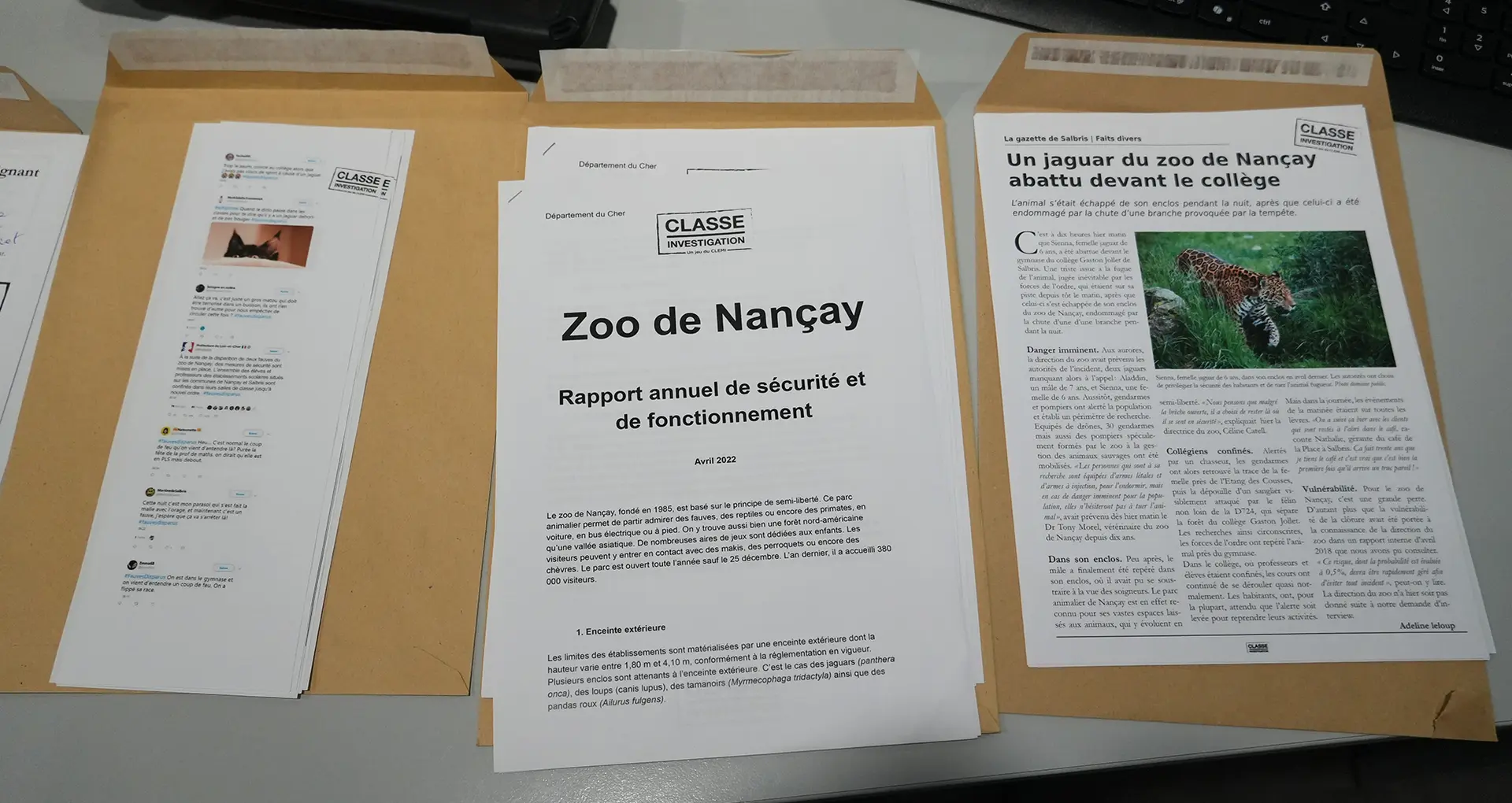 Stage jeunes : Envoyé spécial