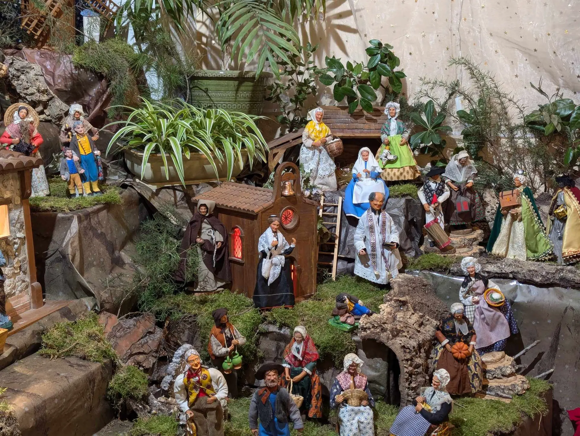 Crèche de Noël de l'église Notre-Dame-de-l'Assomption