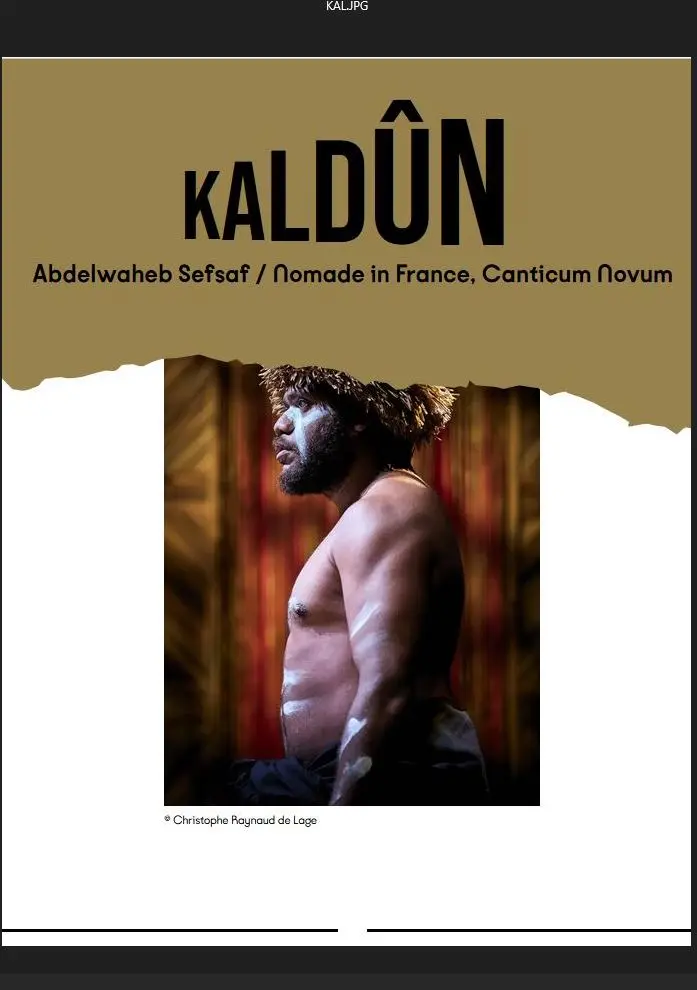 Spectacle Kaldûn au théâtre de la Criée