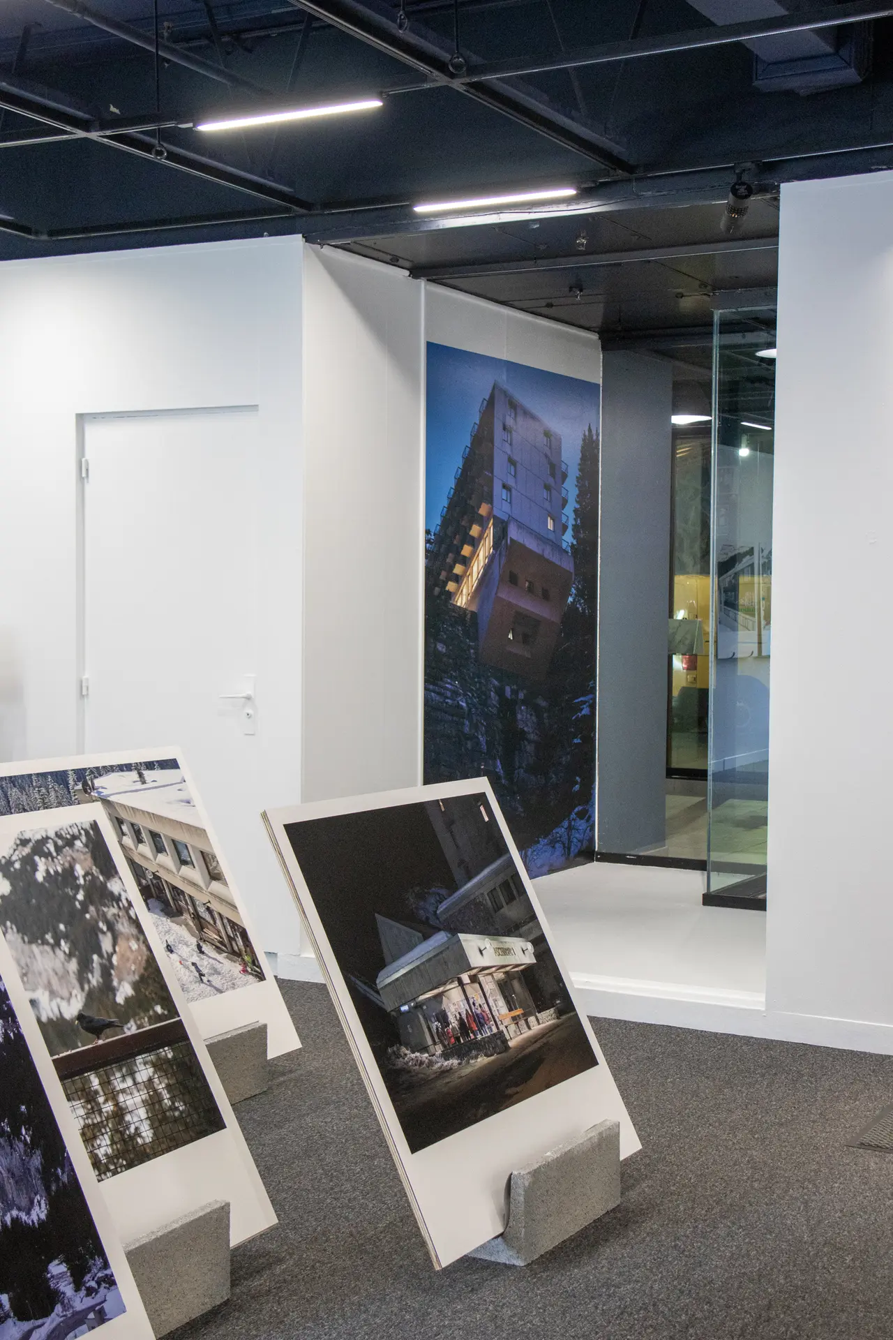 Photo exhibition on the construction of Flaine ©Myr Muratet