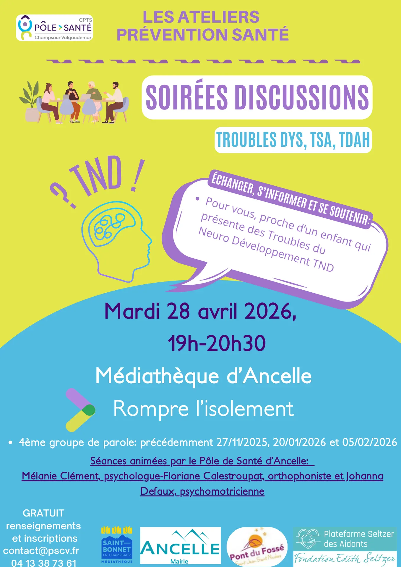Soirée discussion sur les TDN_Ancelle