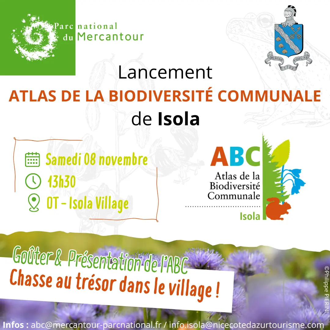 Lancement de l’Atlas de la Biodiversité Communale d’Isola !_Isola
