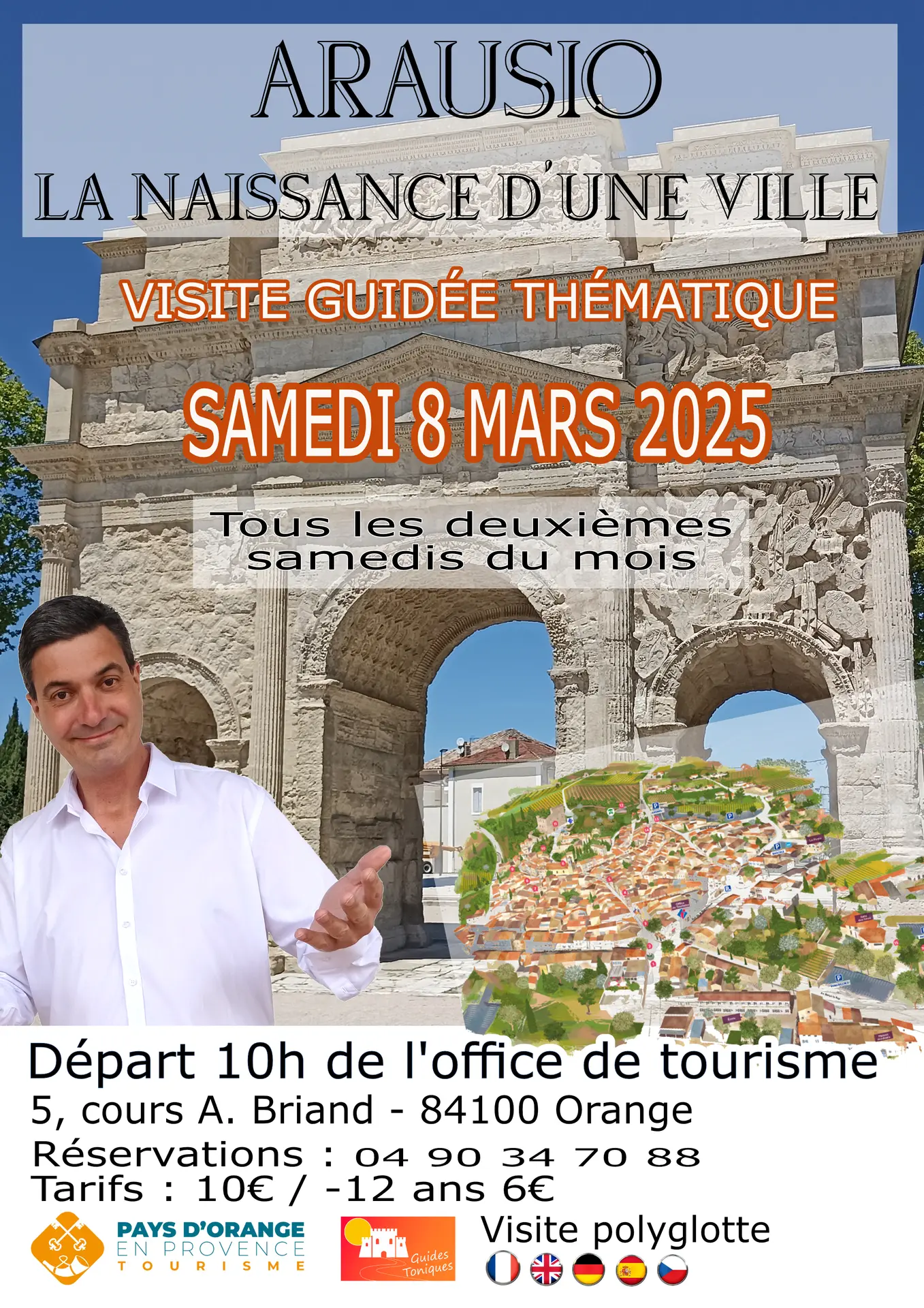 Visite guidée d'Orange : Arausio, la naissance d'une ville_Orange