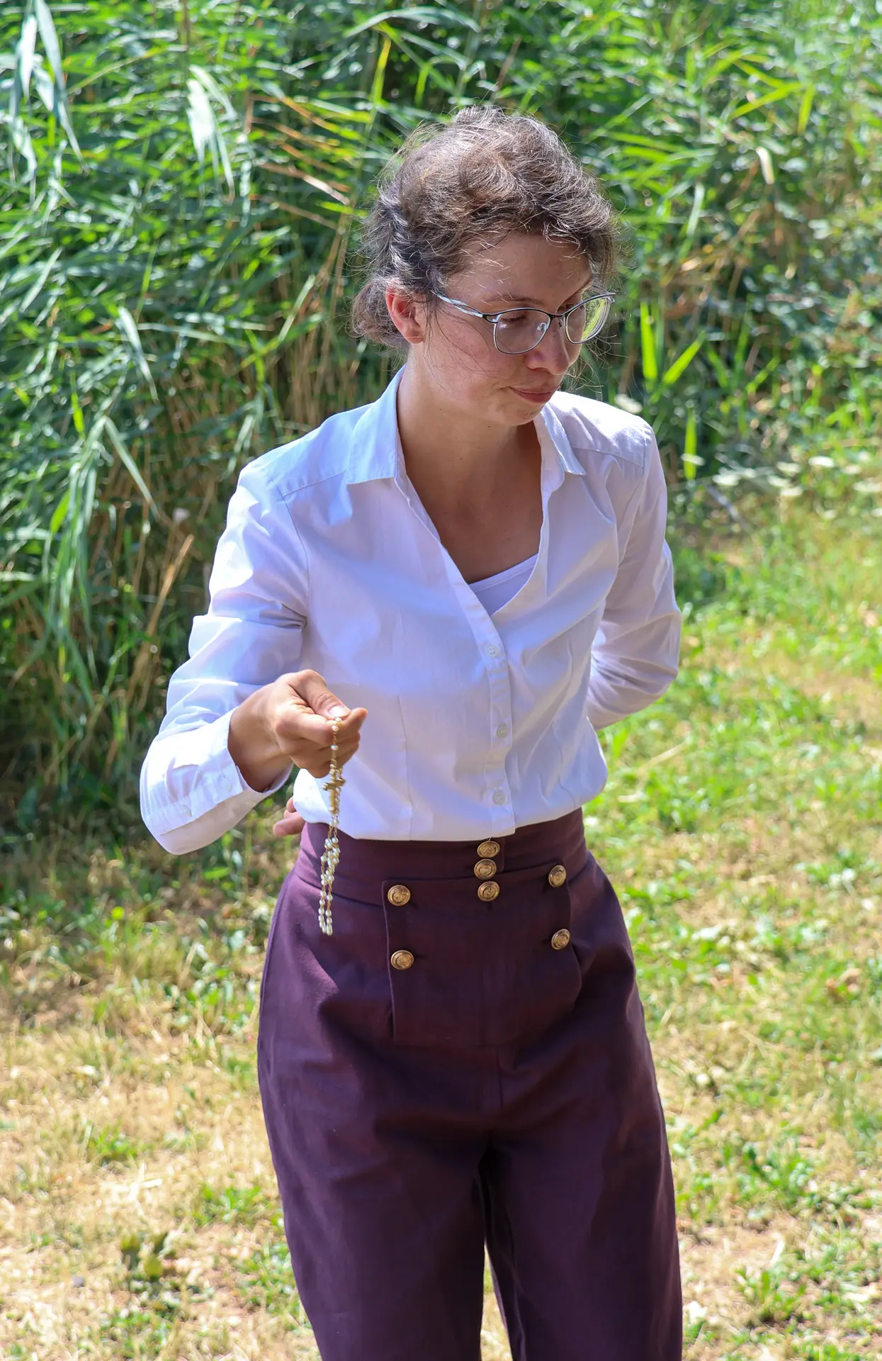 Un des personnages de la visite théatralisée