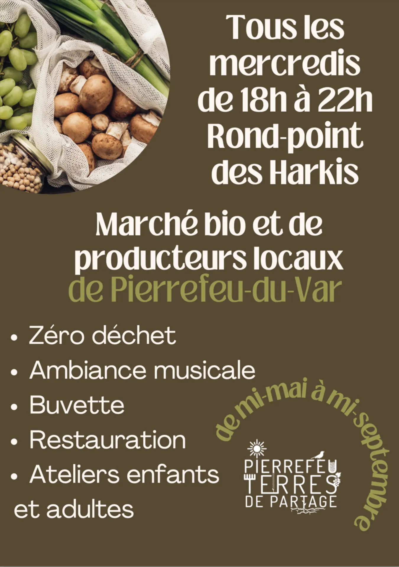 Marché local de Pierrefeu du Var